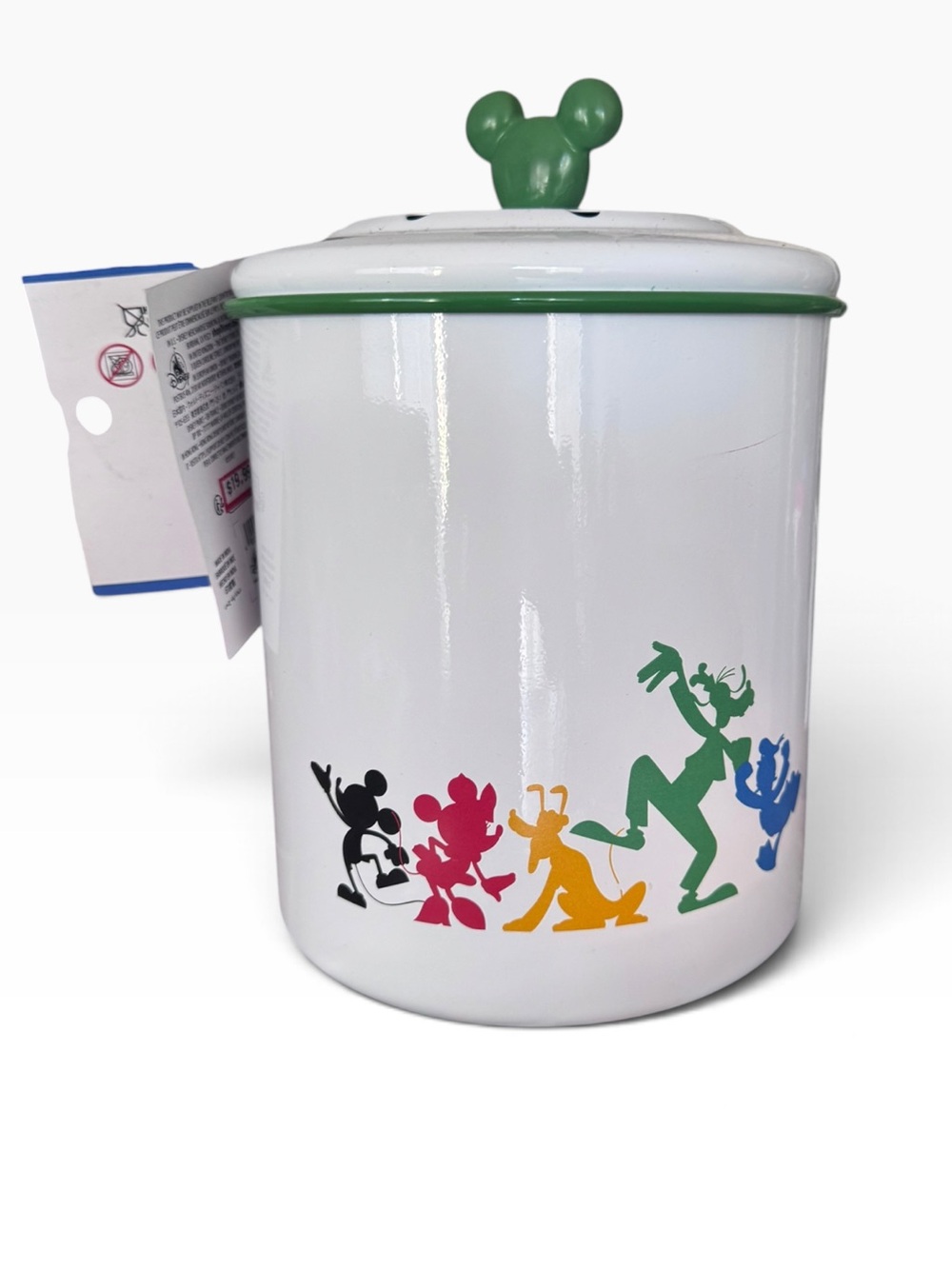 Disney Parks Compost Bin with Lid - Decorative Countertop Kitchen Canister